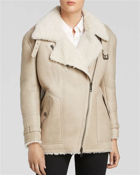 burberry brit sheppington shearling jacket